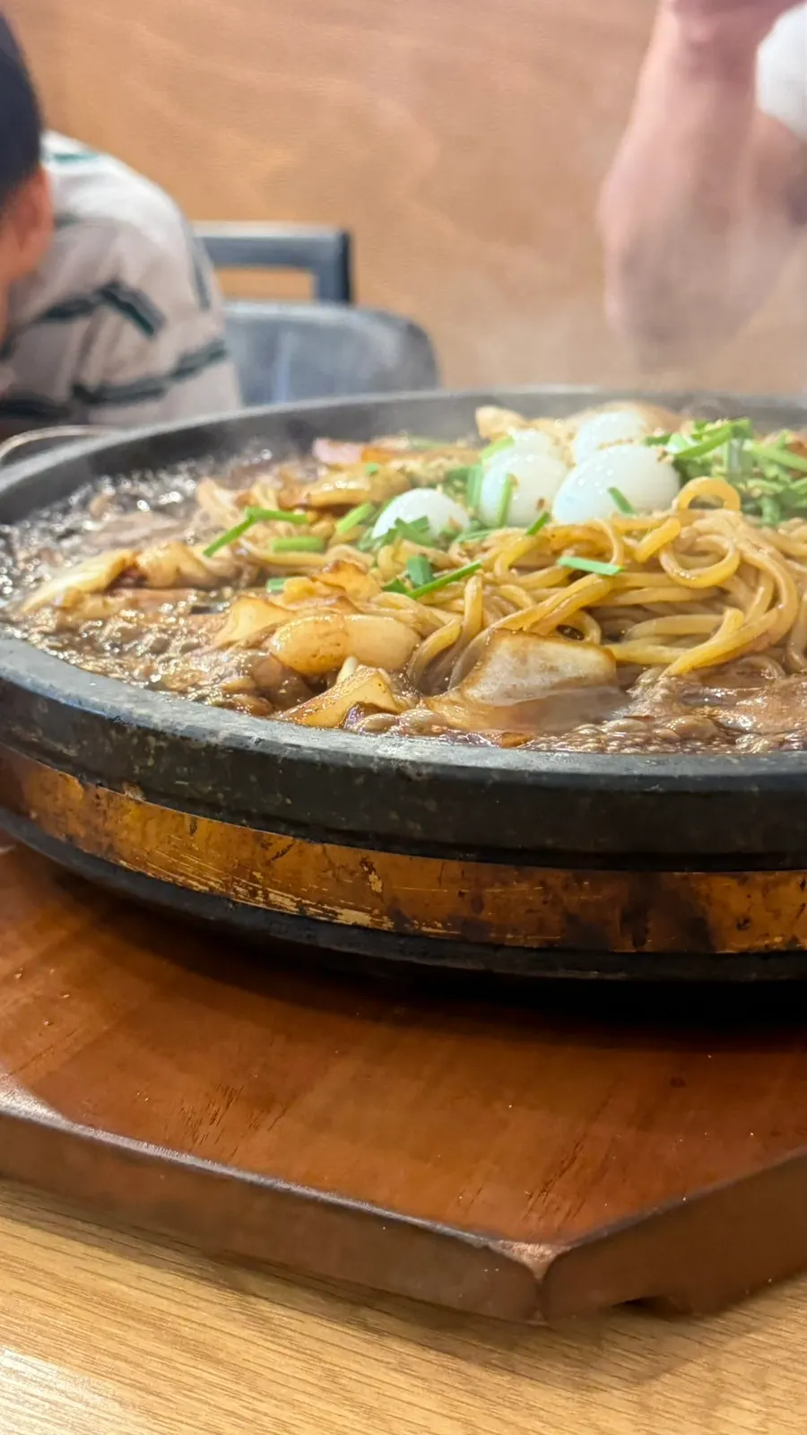 Generous portion of the large stone jajang