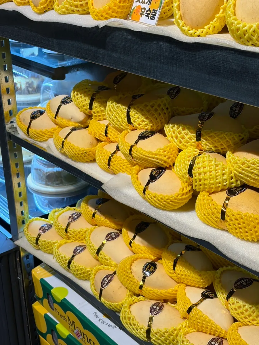 Fruit Forest's fruit sorted and displayed by type