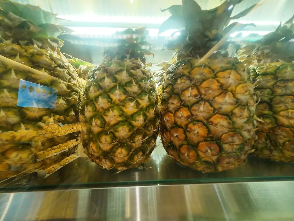 Fresh fruit cut to order at Fruit Forest