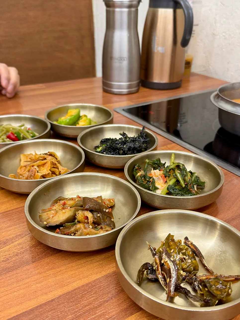 들꽃쌈밥 밑반찬 구성