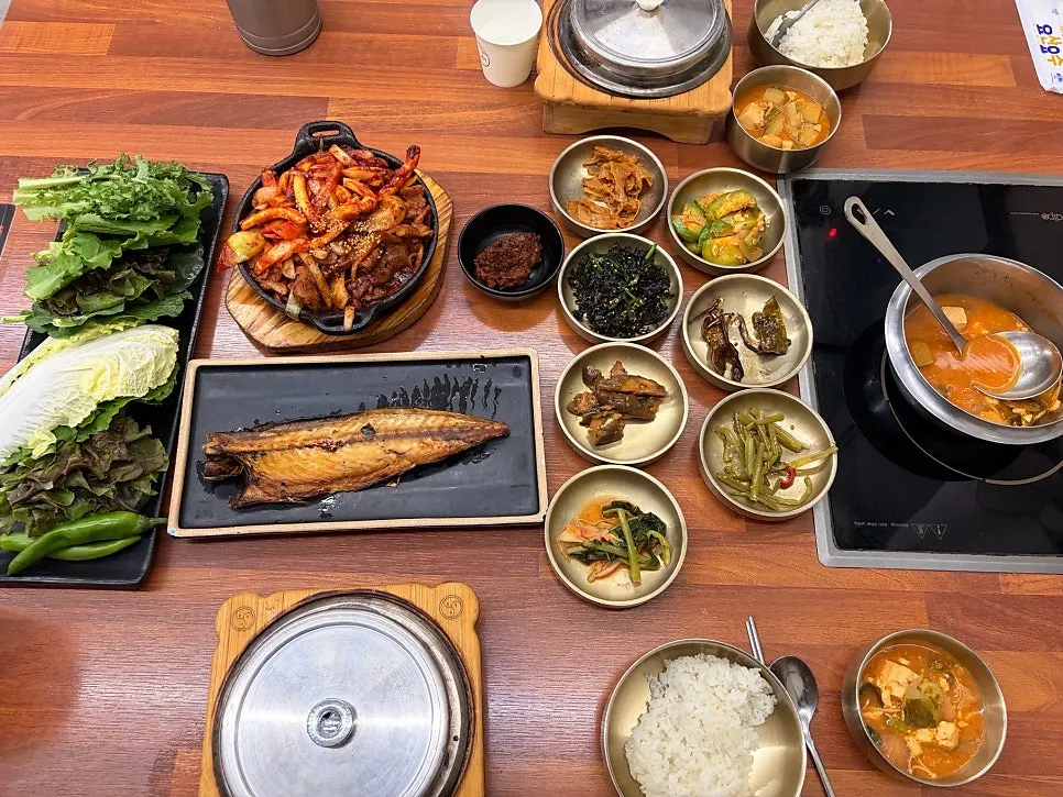 꽃정식에 추가로 나온 생선구이