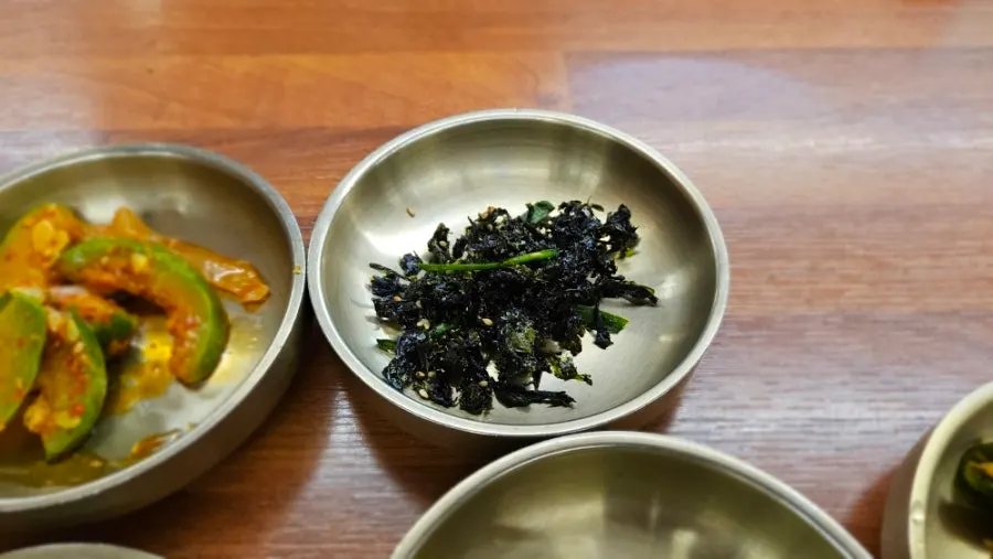 Close-up of well-aged gangdoenjang