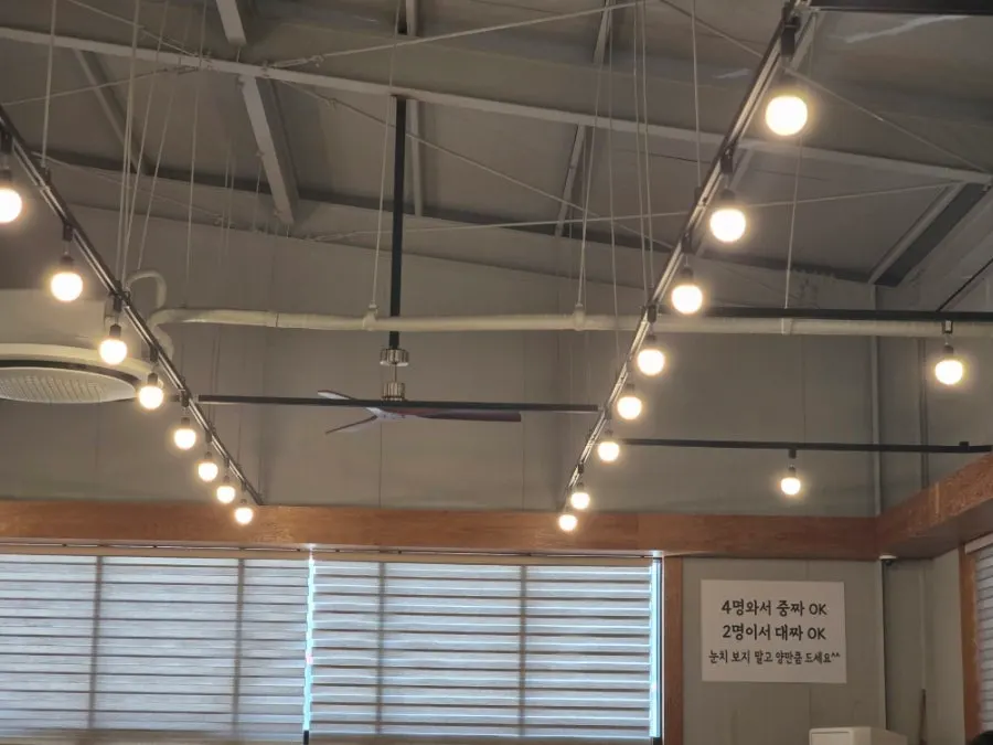 View of the customer-filled dining area