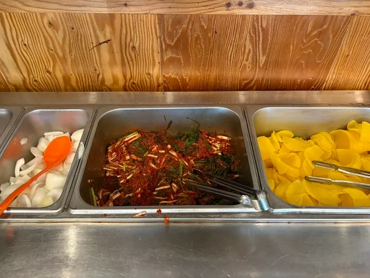 Notice for unlimited steamed-rice refills