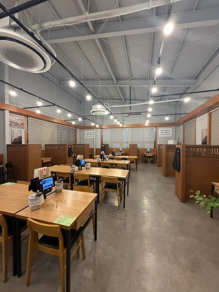 Interior of the newly opened Chinese restaurant