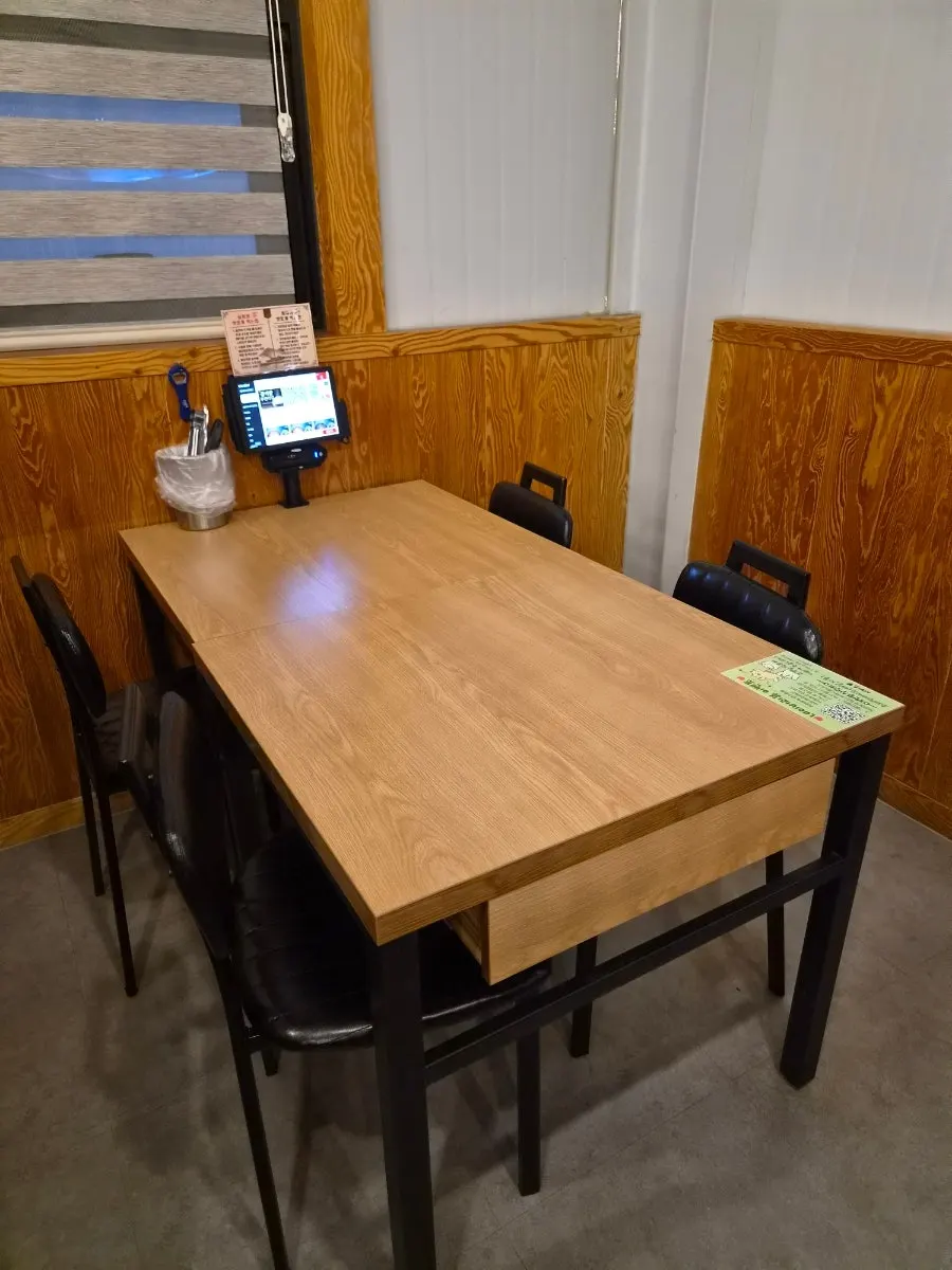 Spacious dining hall inside the restaurant