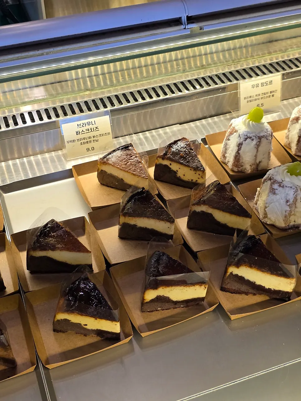 Display of assorted baked goods
