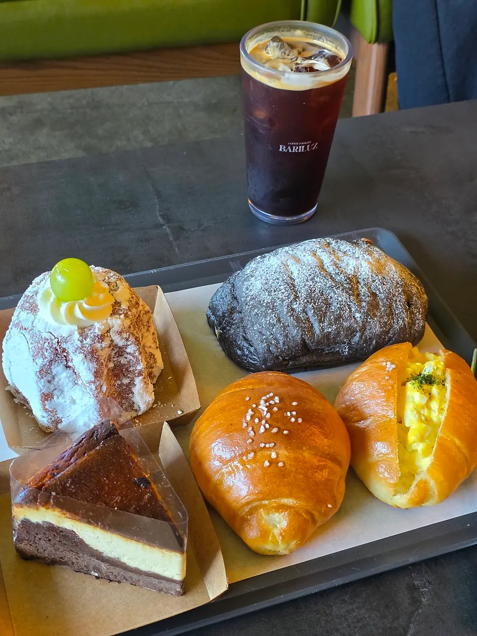Purchased salt bread and bakery items