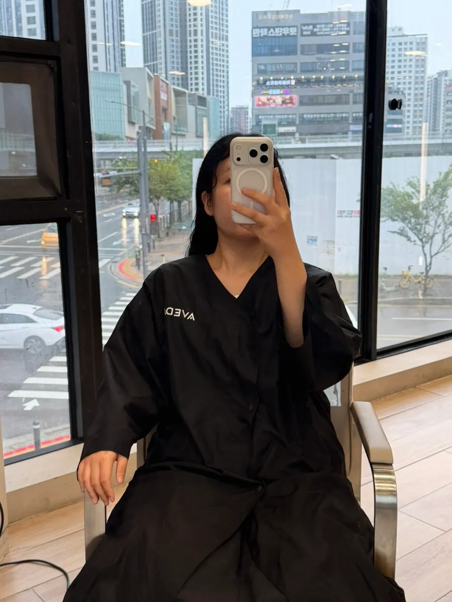 Hair salon location in front of Starfield Unjeong