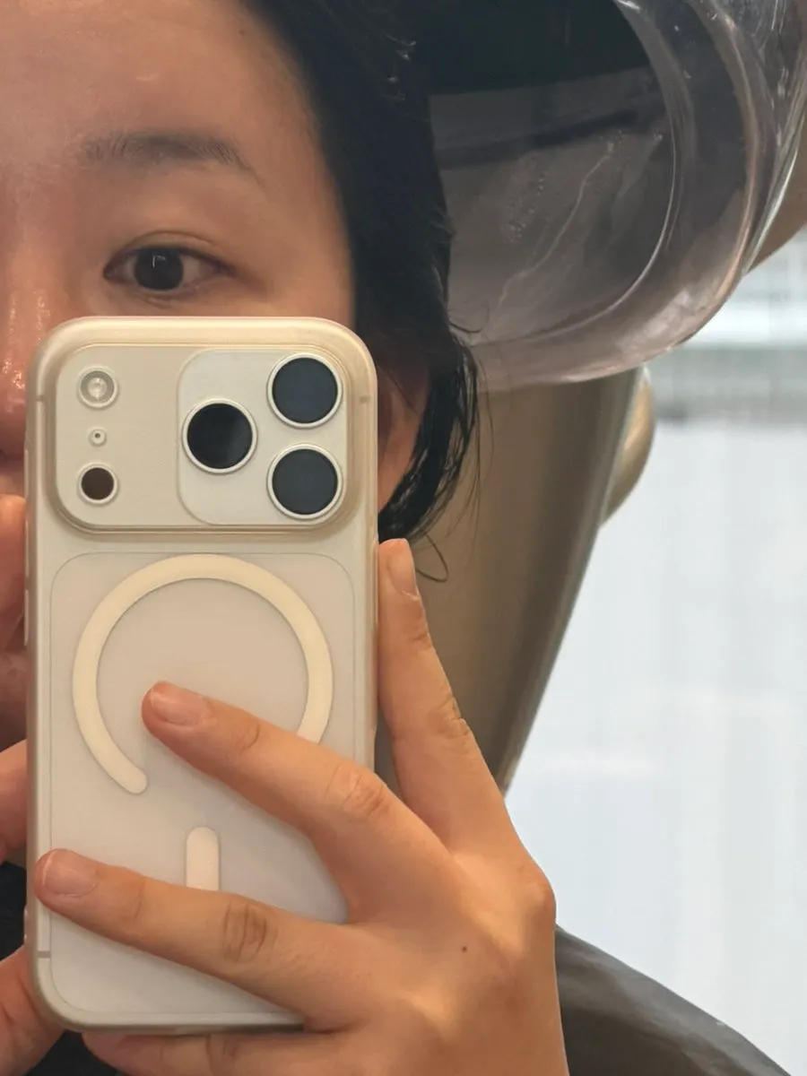 Carefully applying the treatment product