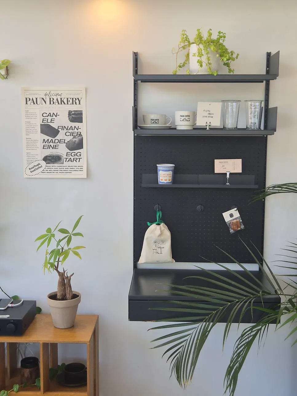 Inside Pound Coffee after ordering