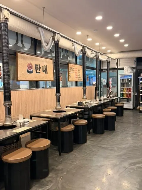 Interior with a retro pojangmacha atmosphere