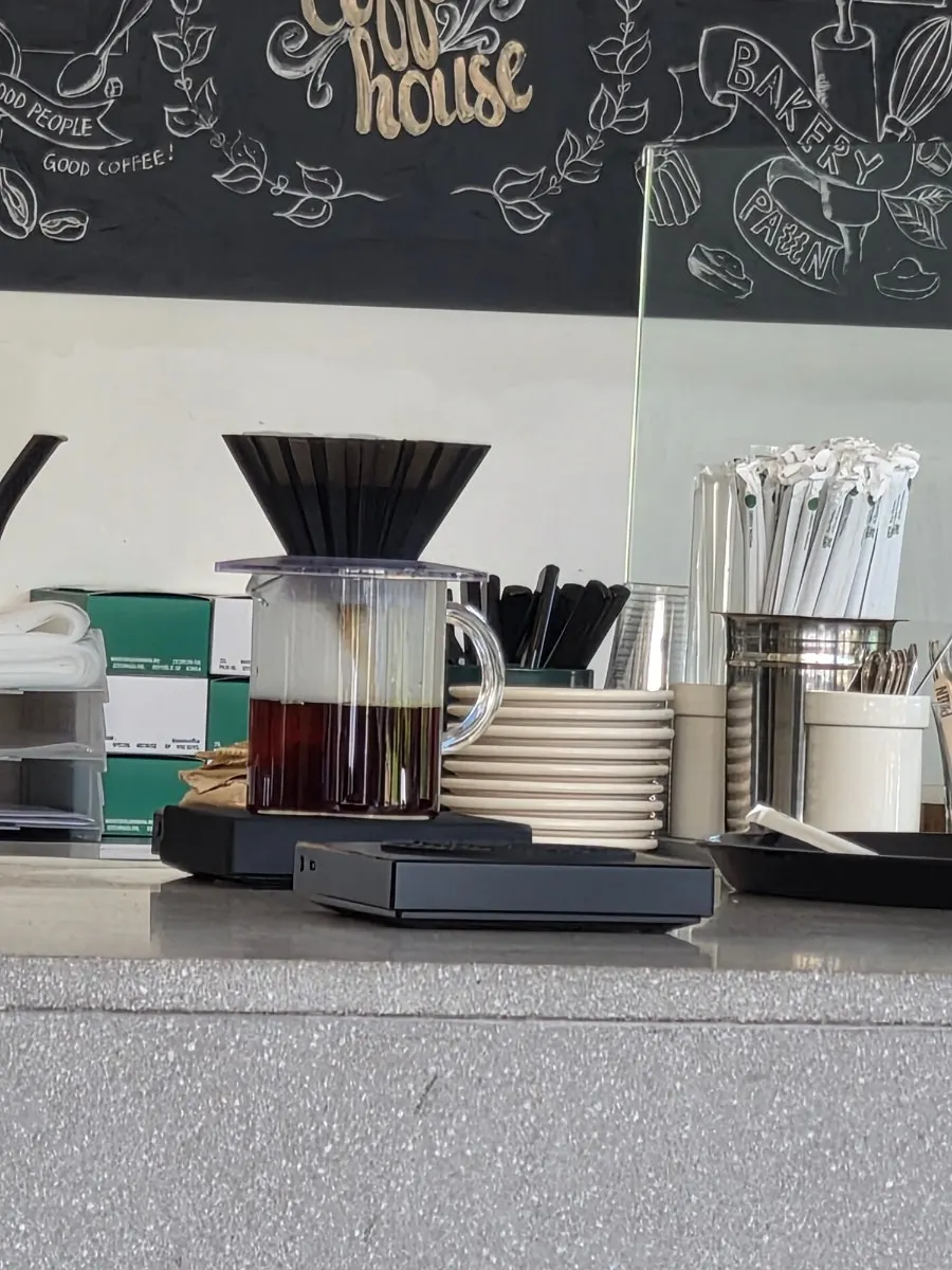 Order counter and menu signage