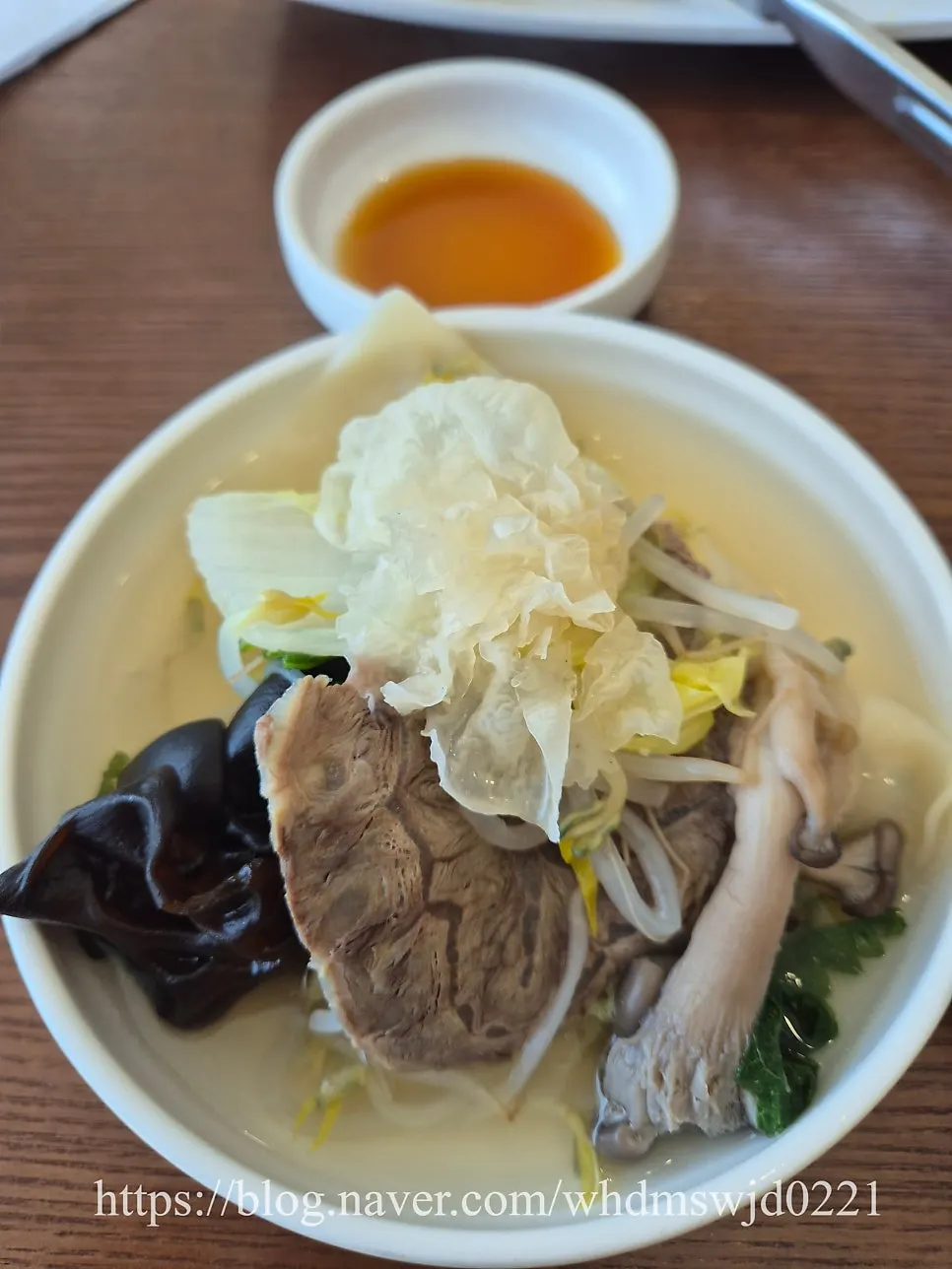 전골에 넣을 칼국수 사리