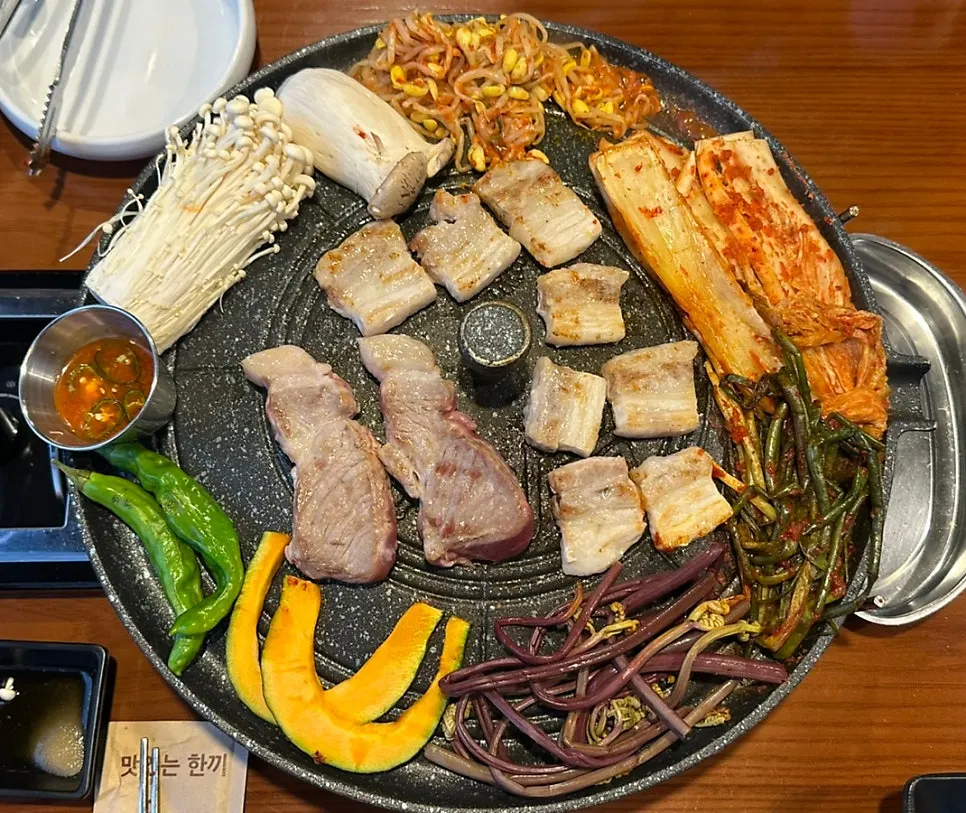 Pork belly and pork neck selection