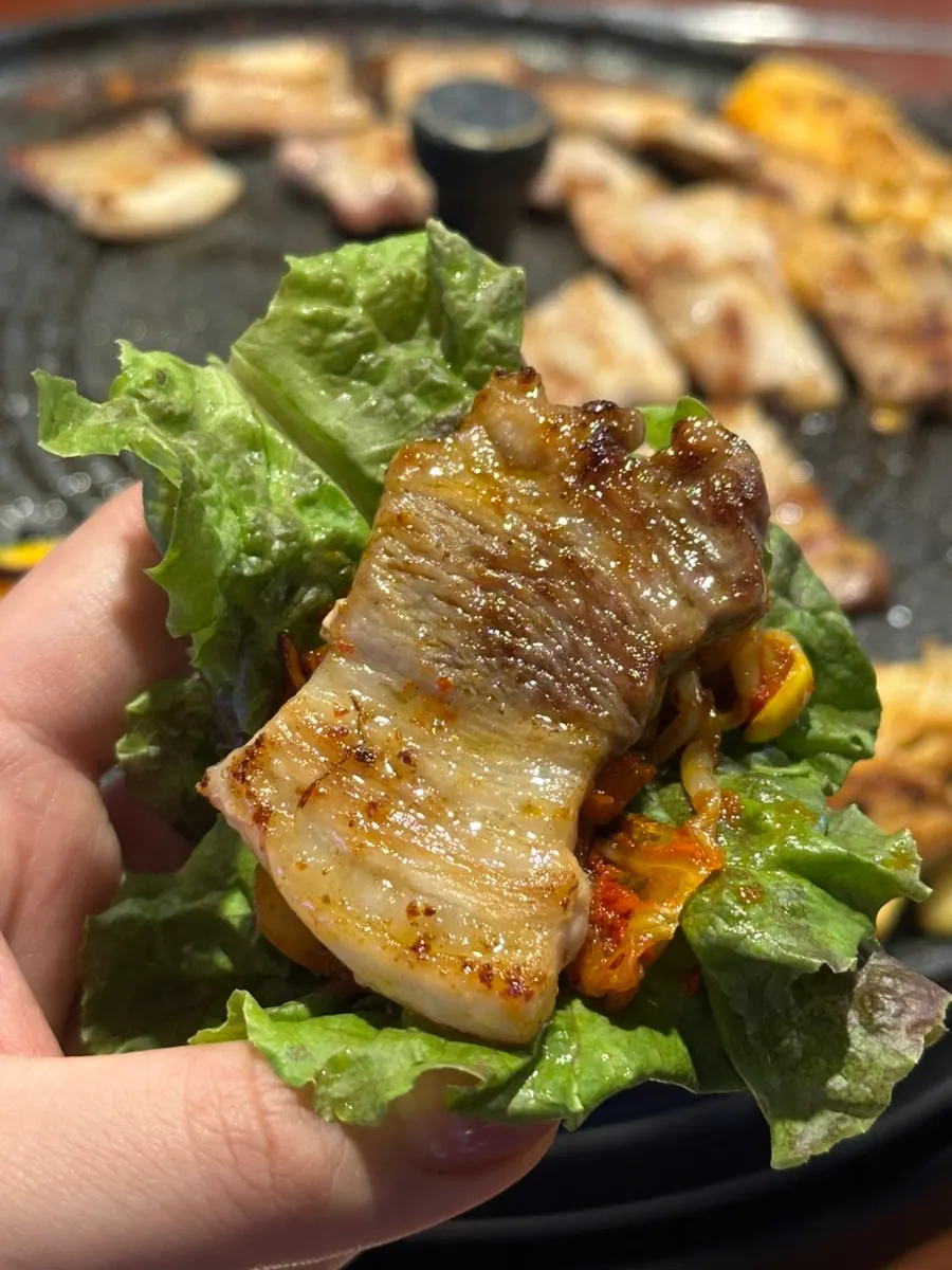 Golden-brown aged pork belly