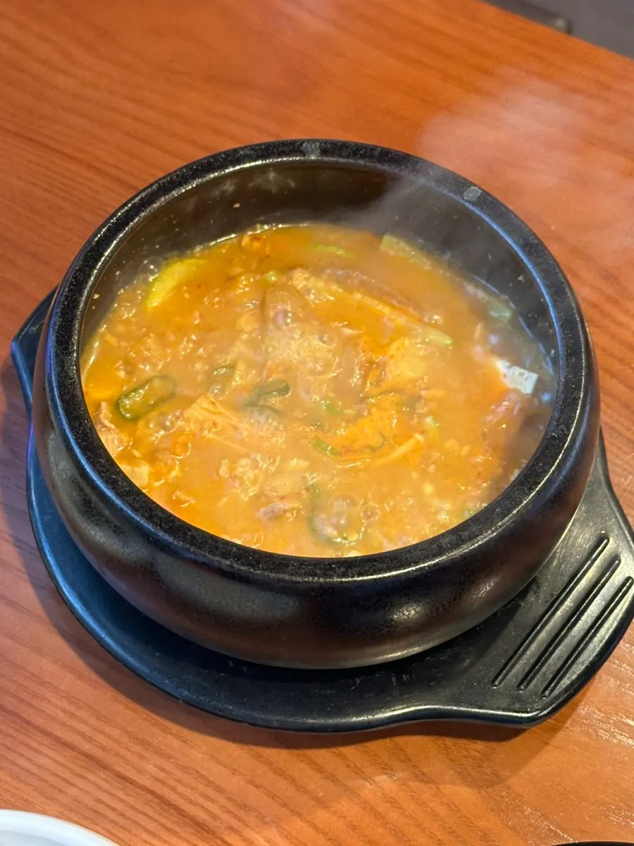 Bomb-style steamed egg topped with cheese