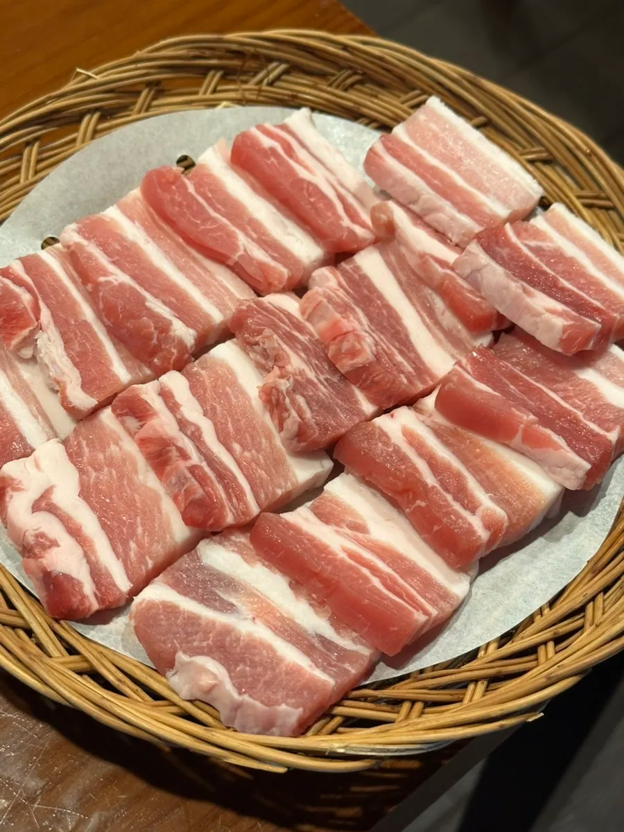 Cheonggukjang stew served with meat