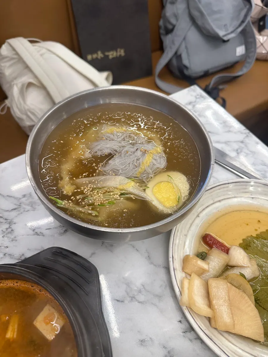 Dessert doenjang jjigae and rice