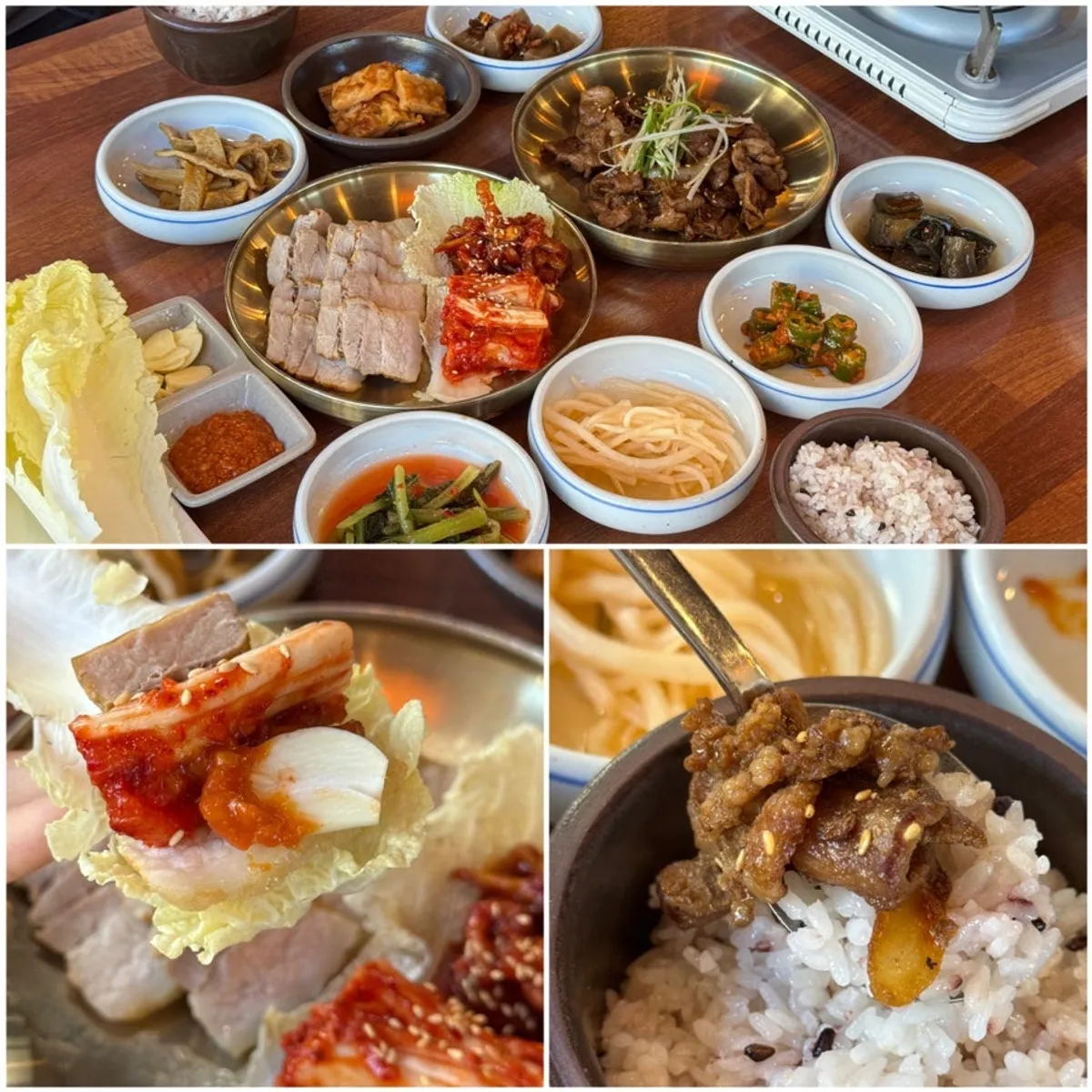 엄마의뚝심 뚝심밥상 한상차림 대표 사진