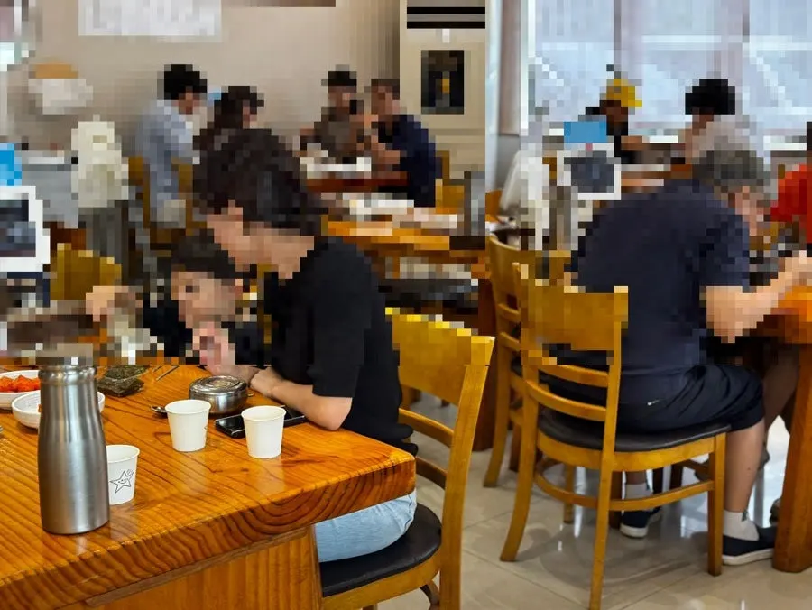 팔담순대 김포본점에서 먹은 점심 한 상