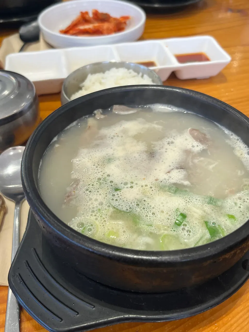얼큰순대국 한 그릇