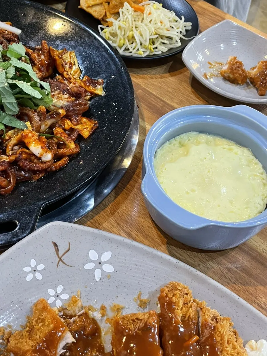 Soft-cooked egg custard side dish