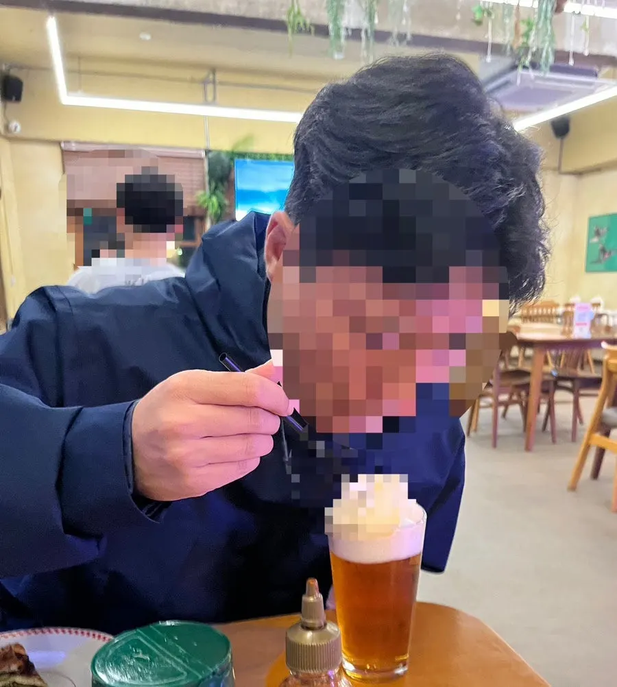 맥주 눈꽃이 올라간 피빙맥