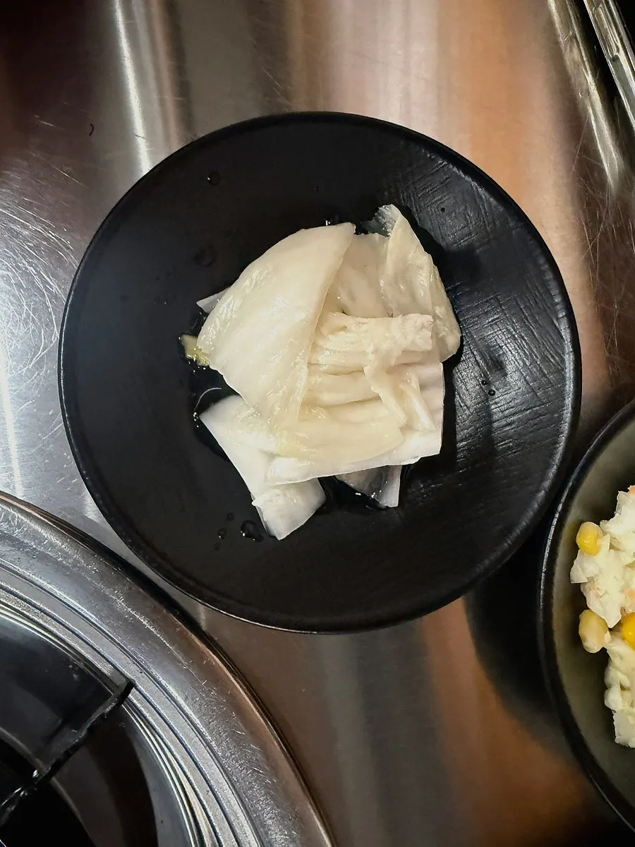 Steamed egg served as a standard side dish