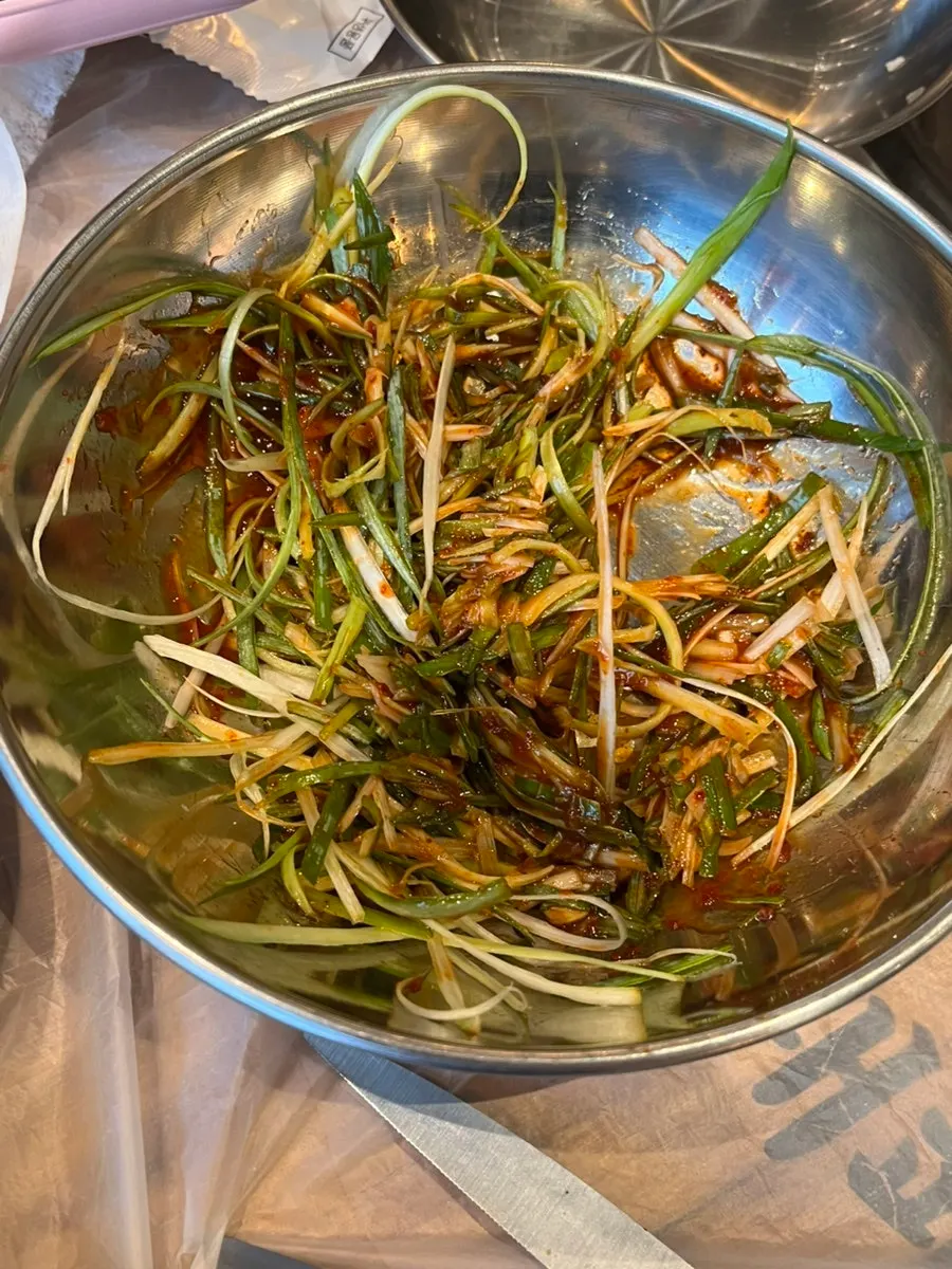 파절이와 무, 오이장아찌 밑반찬