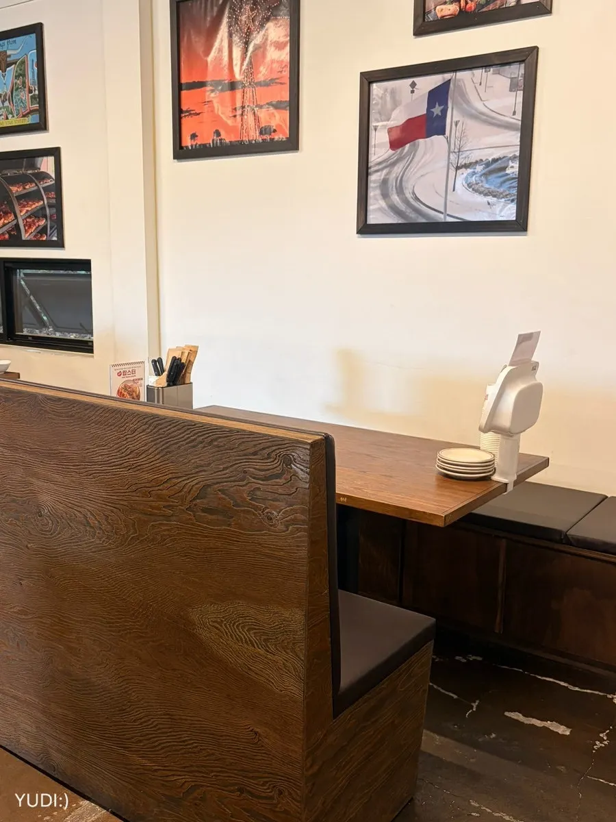 Interior with a foreign-restaurant style feel
