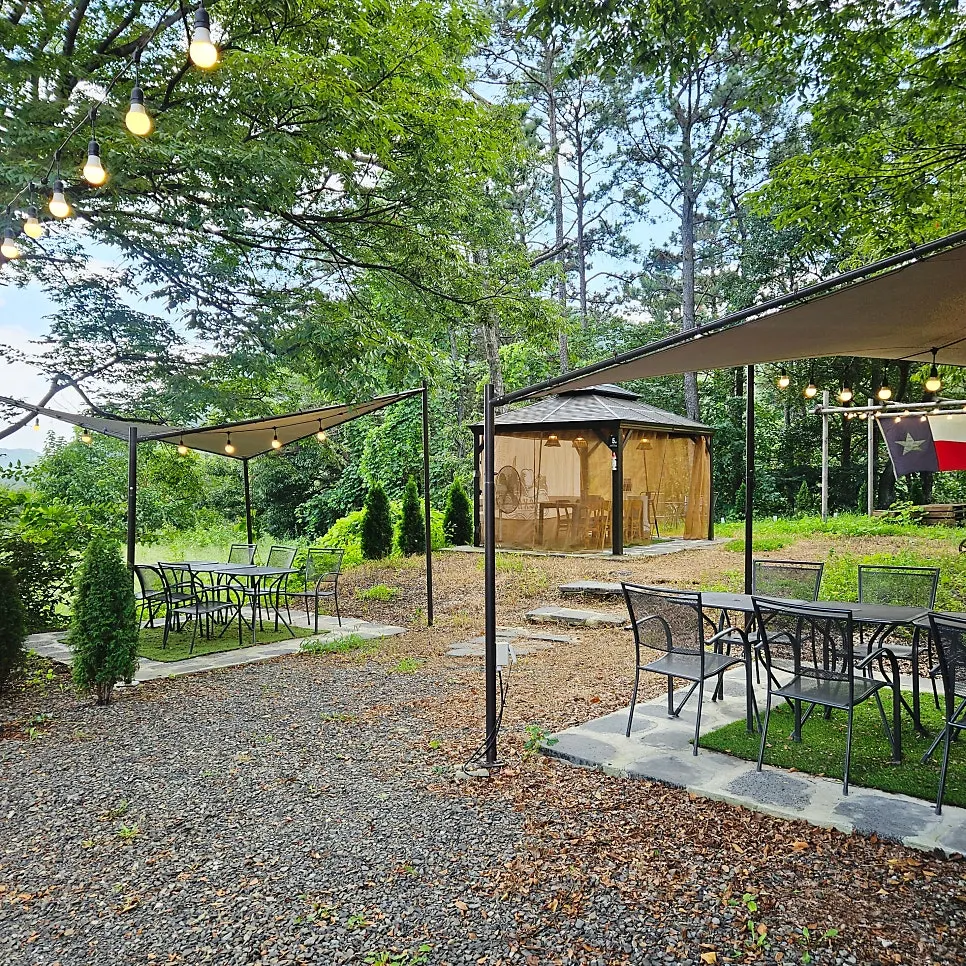 Private outdoor seating