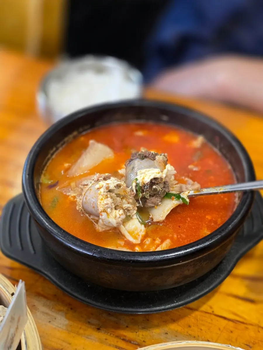 건더기 가득한 맑은살코기순댓국