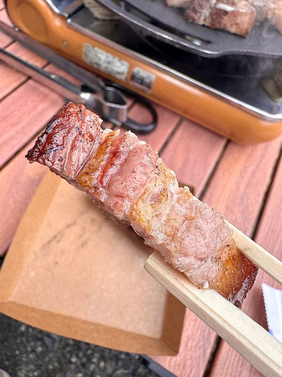 Thickly grilled moksal