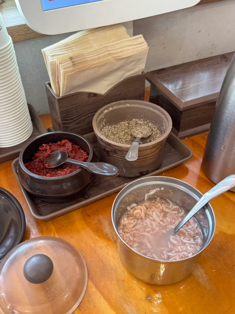 A bowl of clear sundae-guk