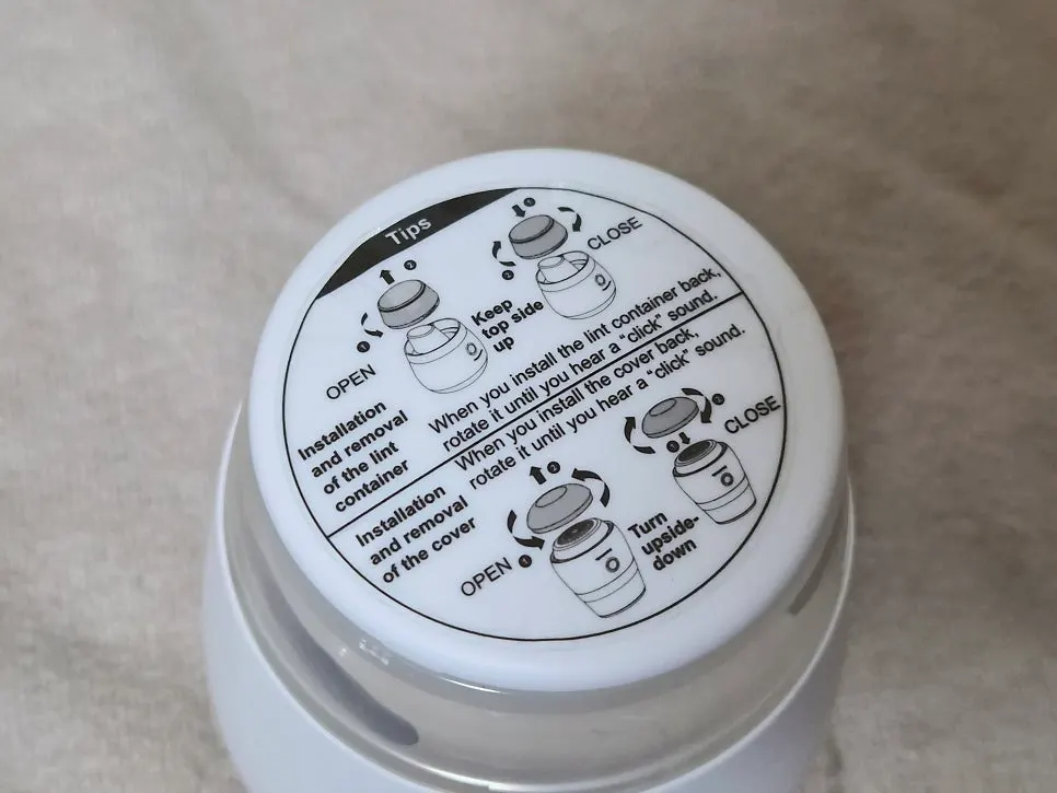 Panasonic lint remover that collects removed lint