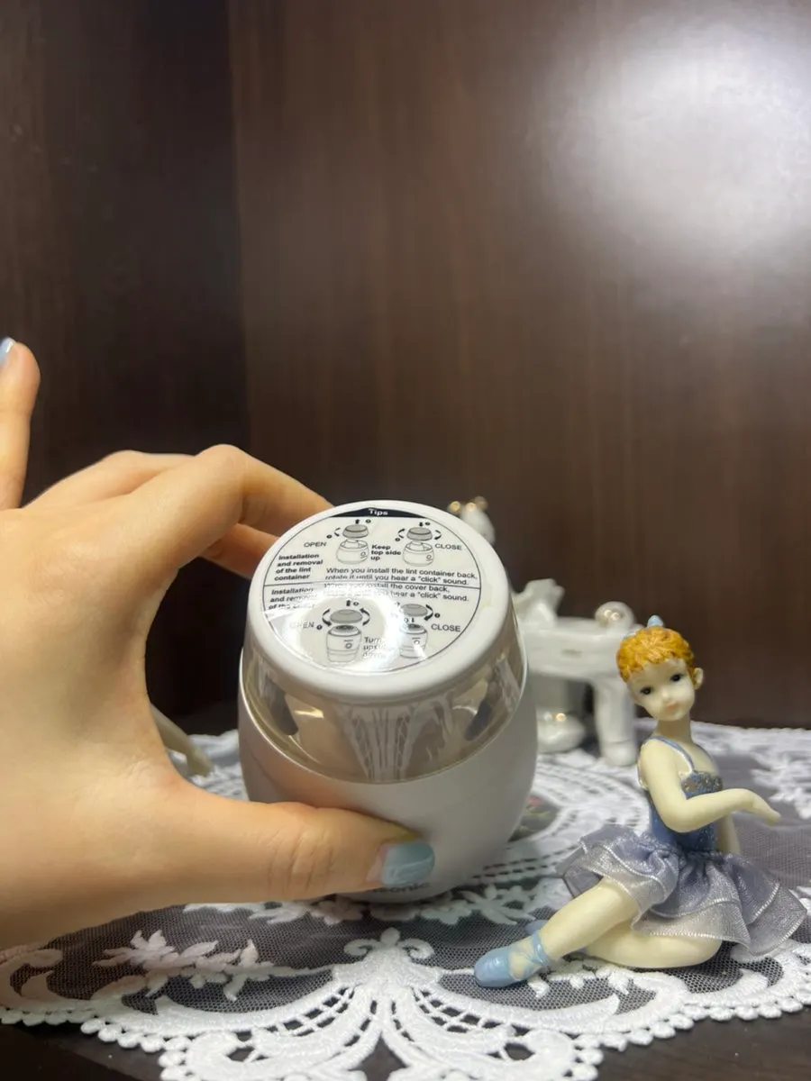 Lint remover used to care for pilling on a winter coat