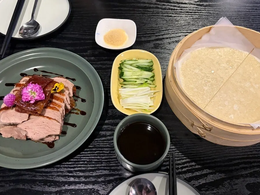 판다딤섬 북경오리 반마리 플레이팅