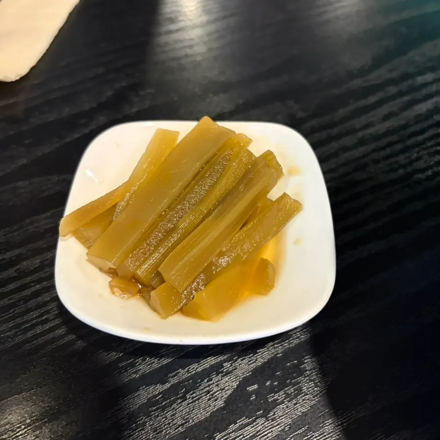 Basic side dish of pickled gungchae
