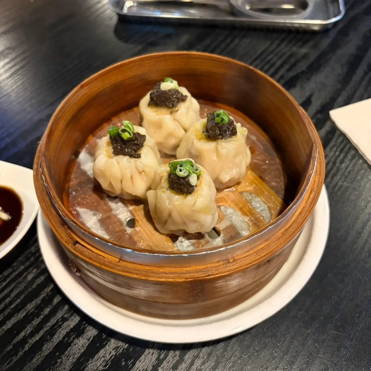 Plate of truffle shumai at Panda Dim Sum