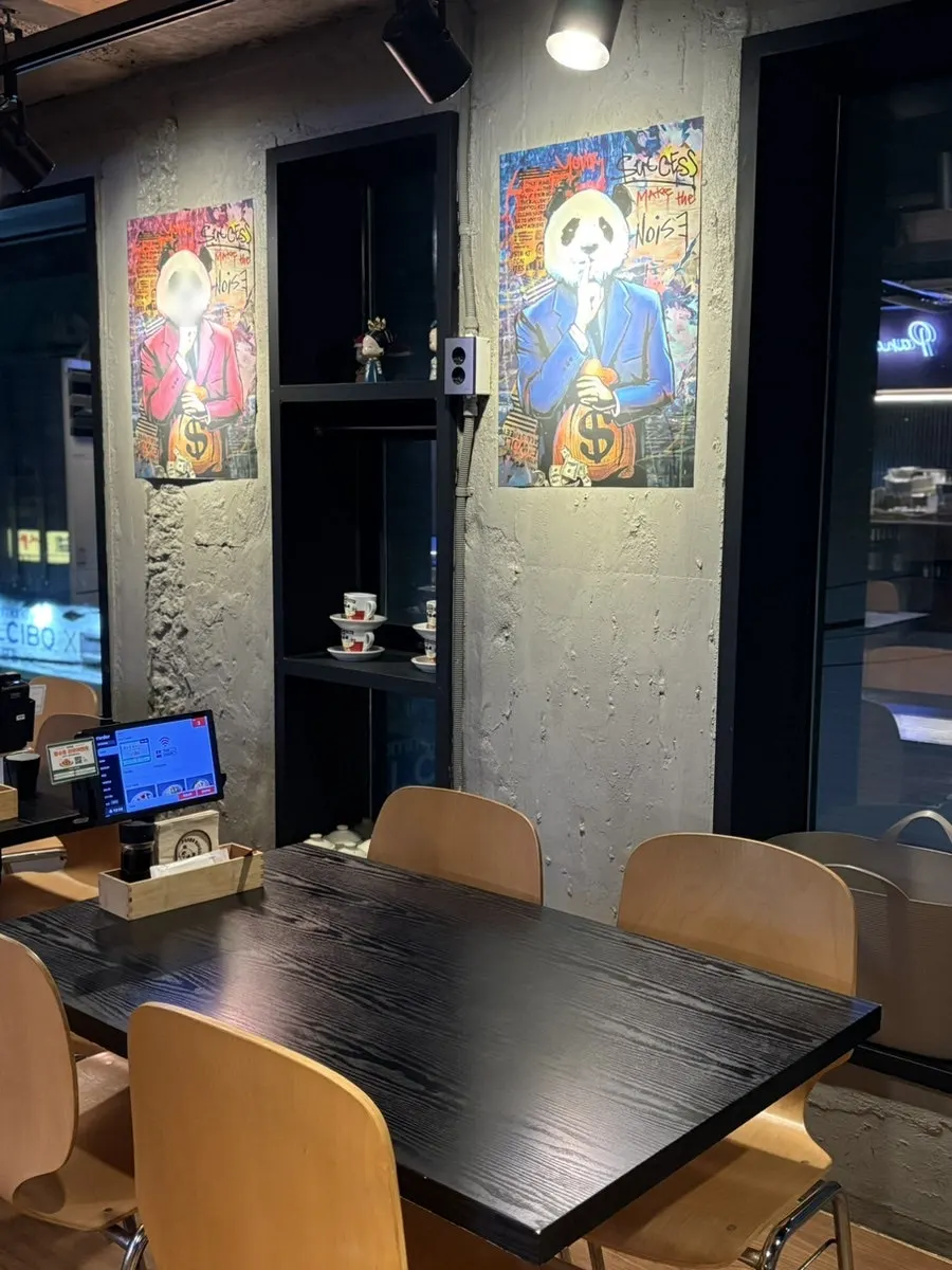 판다딤섬 식사 마무리 상차림