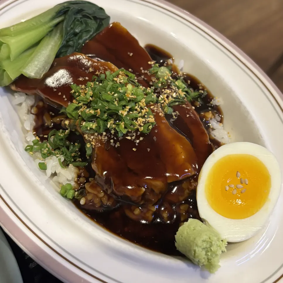 Panda Dim Sum's braised pork rice bowl