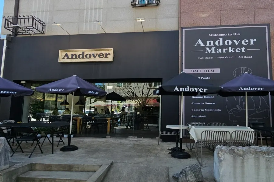 Andover, a brunch restaurant on Pangyo’s Baekhyeon-dong Café Street