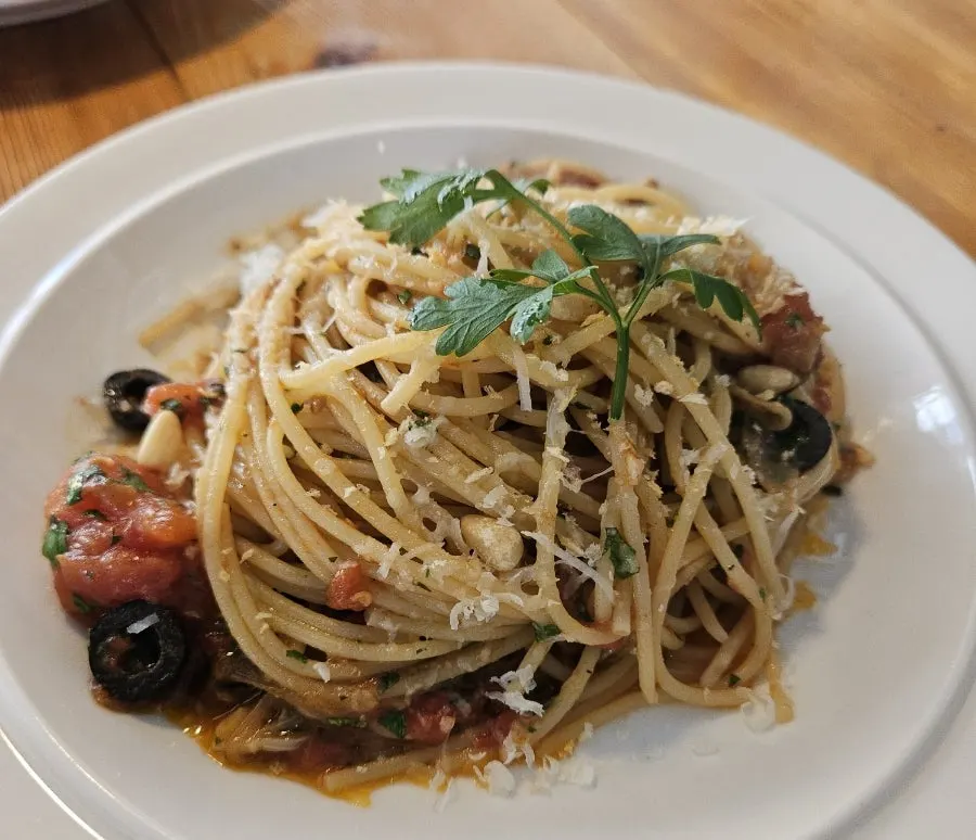 Spicy Andover anchovy pasta