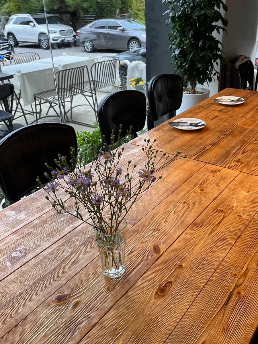 Cod gratin brunch table
