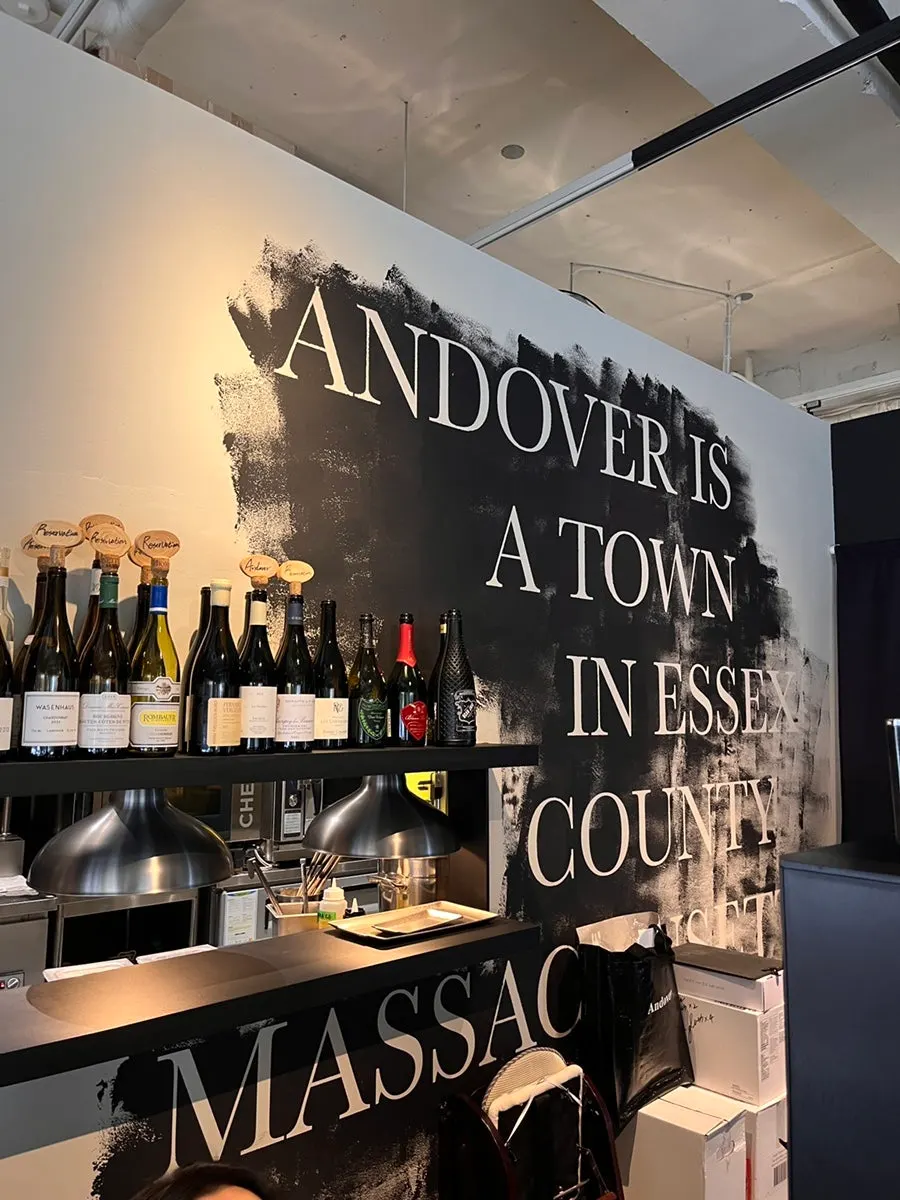 Brunch dishes eaten at Andover