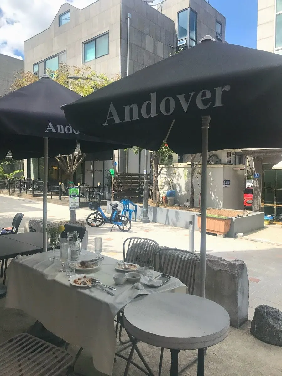 Andover’s outdoor terrace seating