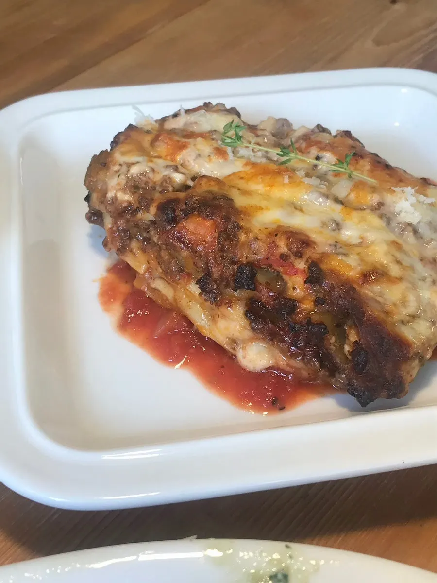 Lasagna with ragù sauce