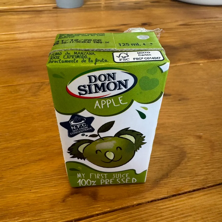 Complimentary drinks for children