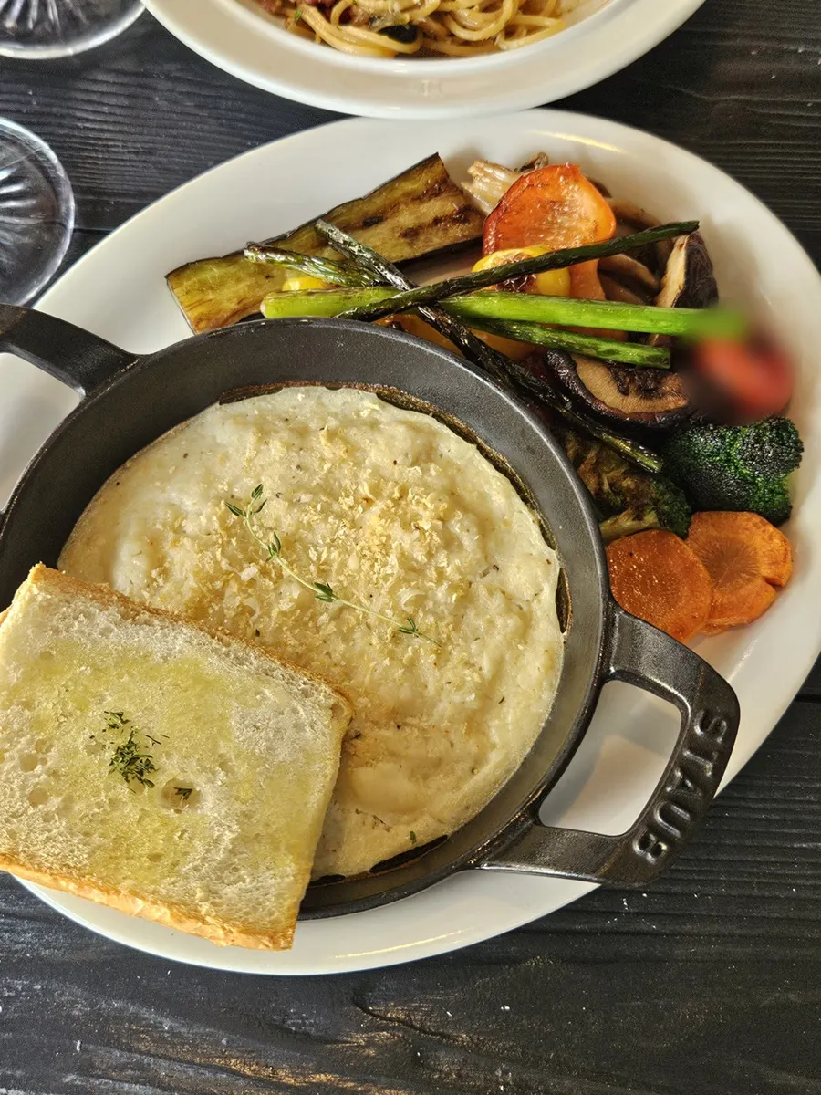 A plate of Andover's cod gratin